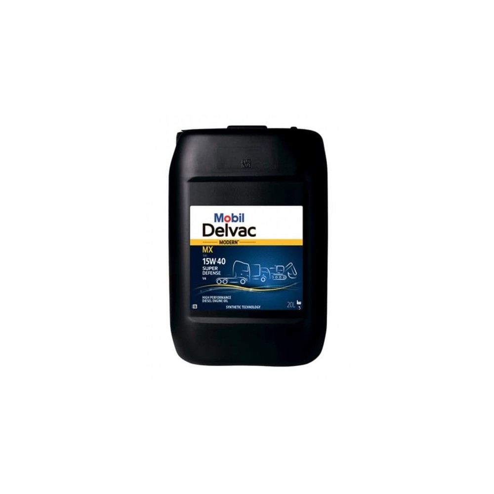 Moottoriöljy MOBIL 15W40 DELVAC MX SUPER DEFENSE V4 20L