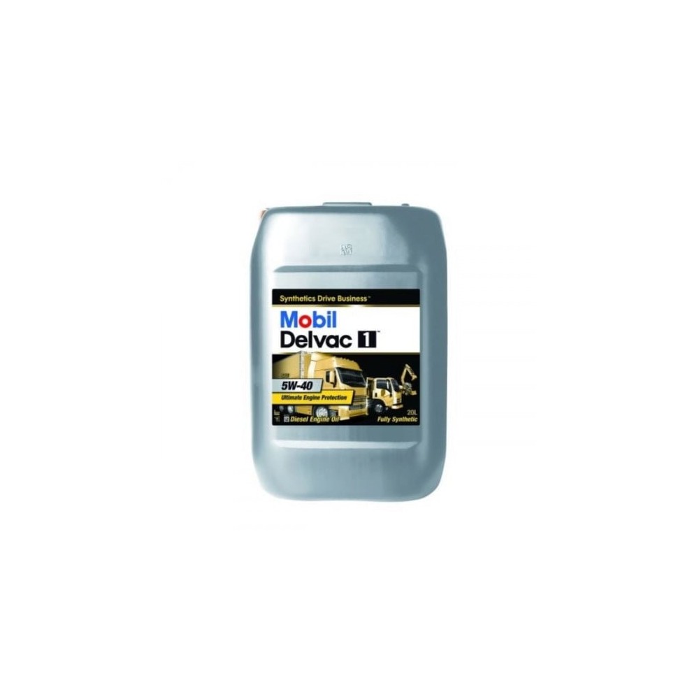 Moottoriöljy MOBIL 5W40 DELVAC 1 20L