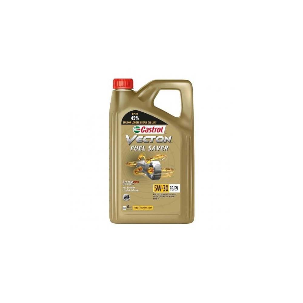 Moottoriöljy CASTROL 5W30 VECTON FUEL SAVER E6 E9 5L
