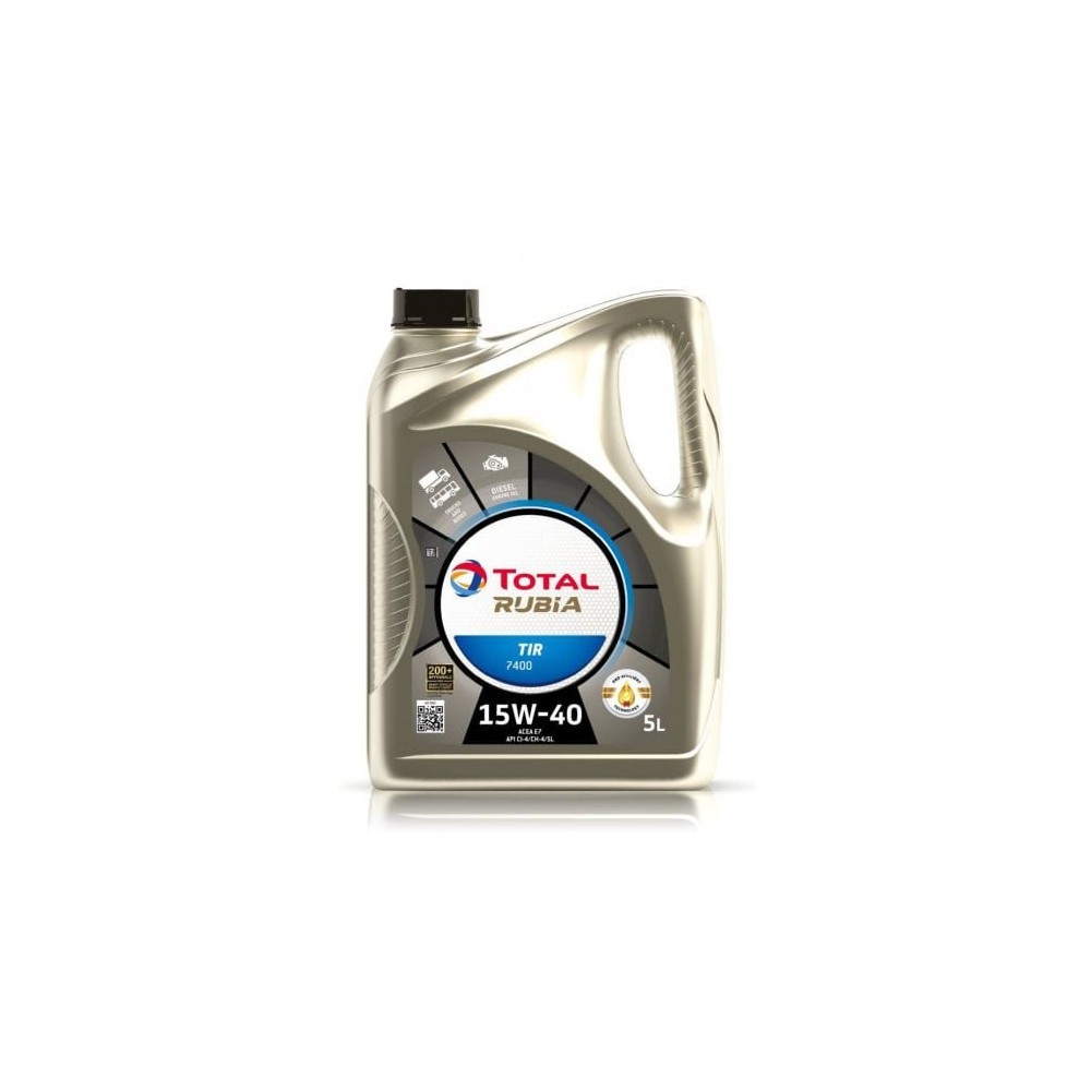 Moottoriöljy TOTAL RUBIA TIR 7400 15W40 5L