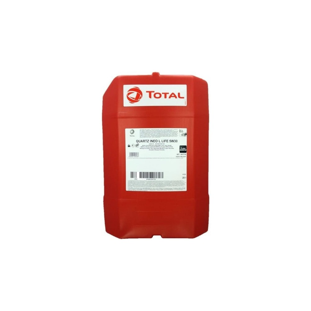 Moottoriöljy TOTAL 5W30 QUARTZ INEO LONG LIFE 20L