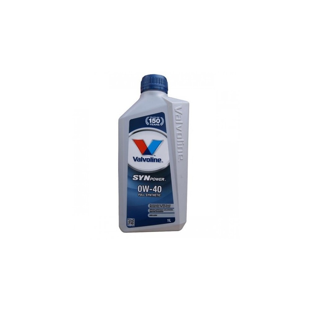Moottoriöljy VALVOLINE 0W40 SYNPOWER 1L