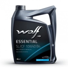 Moottoriöljy WOLF ESSENTIAL 10W40 SL/CF B4 4L