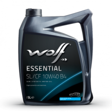 Moottoriöljy WOLF ESSENTIAL 10W40 SL/CF 10W40 B4 5L