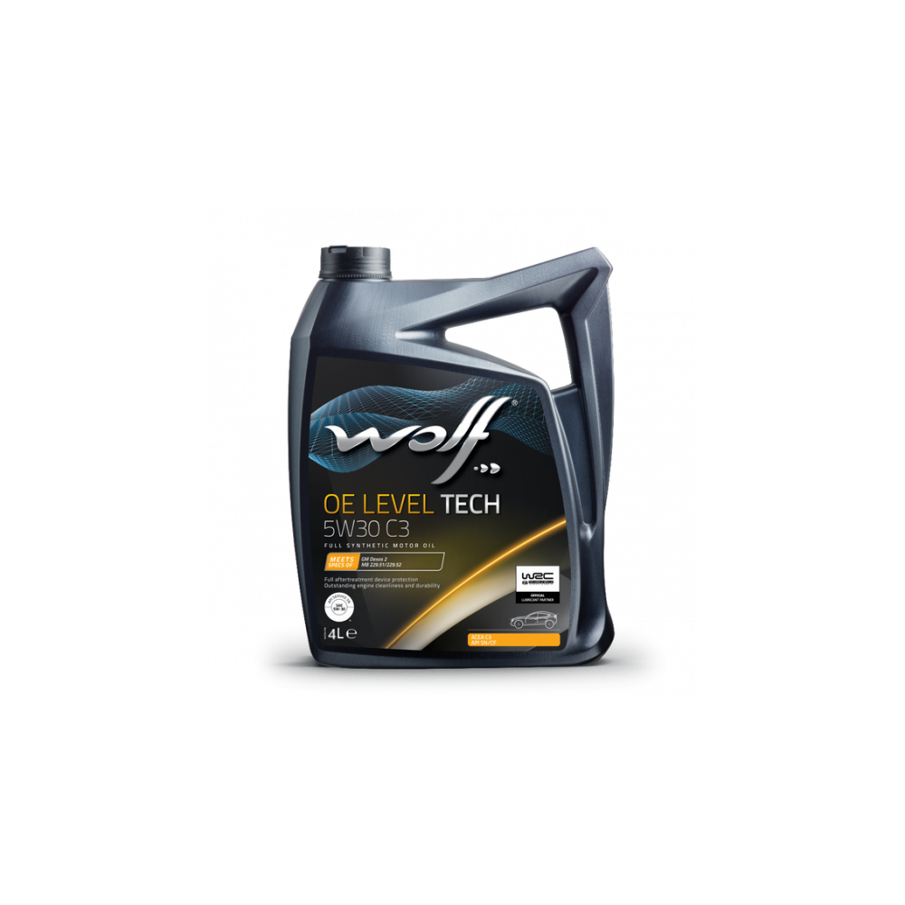 Moottoriöljy WOLF OE 5W30 LEVELTECH C3 4L