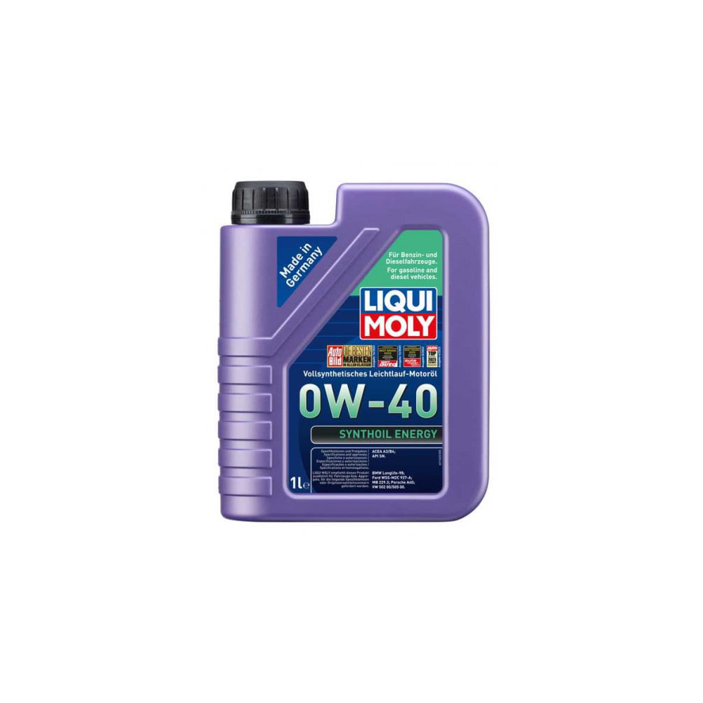 Moottoriöljy LIQUI MOLY SYNTHOIL ENERGY 0W40 1L
