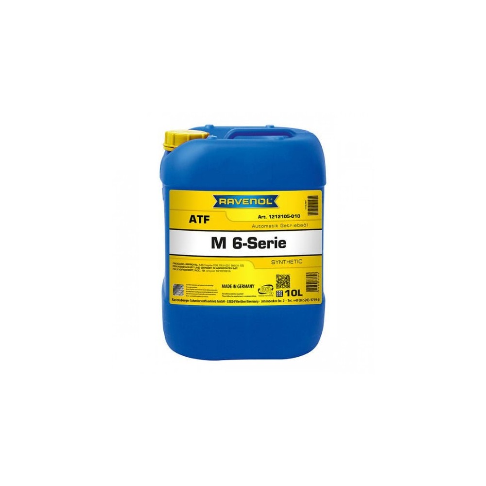 Automaattivaihteistoöljy RAVENOL ATF M 6-Series 10L