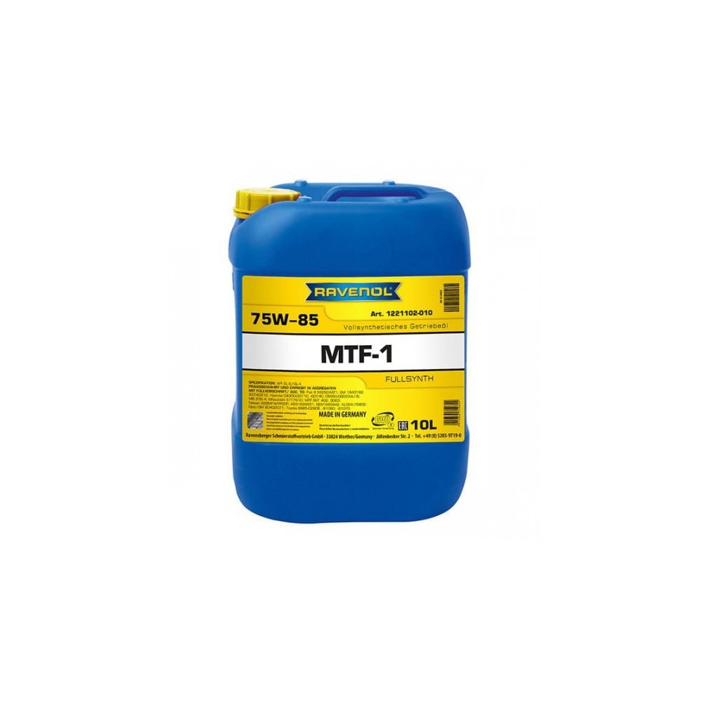 Vaihteistoöljy RAVENOL MTF-1 75W85 10L