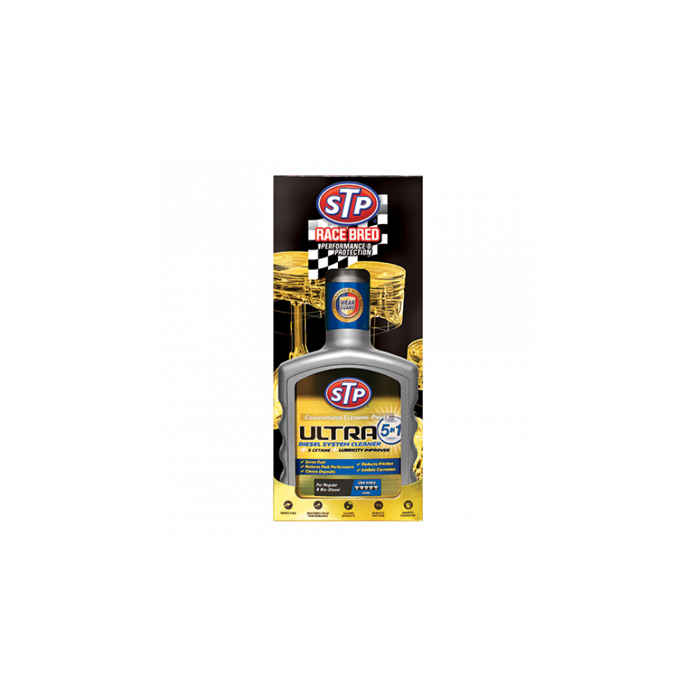 Polttoaineen lisäaine STP ULTRA 5-IN-1 DIESEL SYSTEM CLEANER