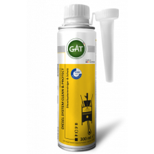 Polttoaineen lisäaine GAT Diesel System Clean & Protect 300ml