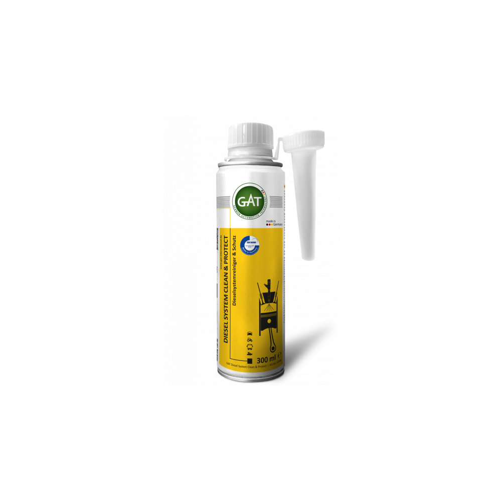 Polttoaineen lisäaine GAT Diesel System Clean & Protect 300ml