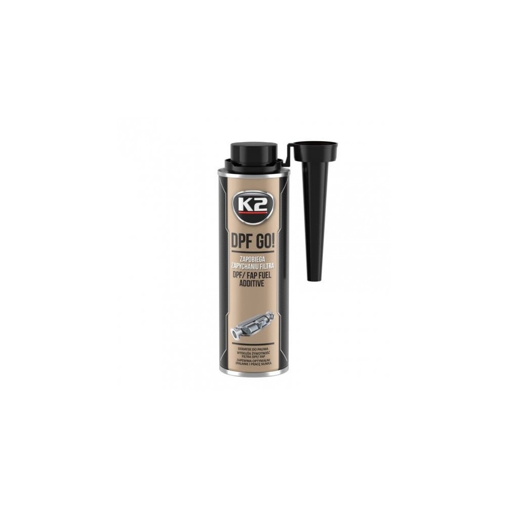 Polttoaineen lisäaine K2 DPF GO 250ml