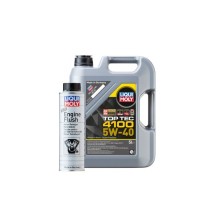 Moottoriöljy LIQUI MOLY Top Tec 4100 5W-40 5L + Engine Flush 0.3L -setti