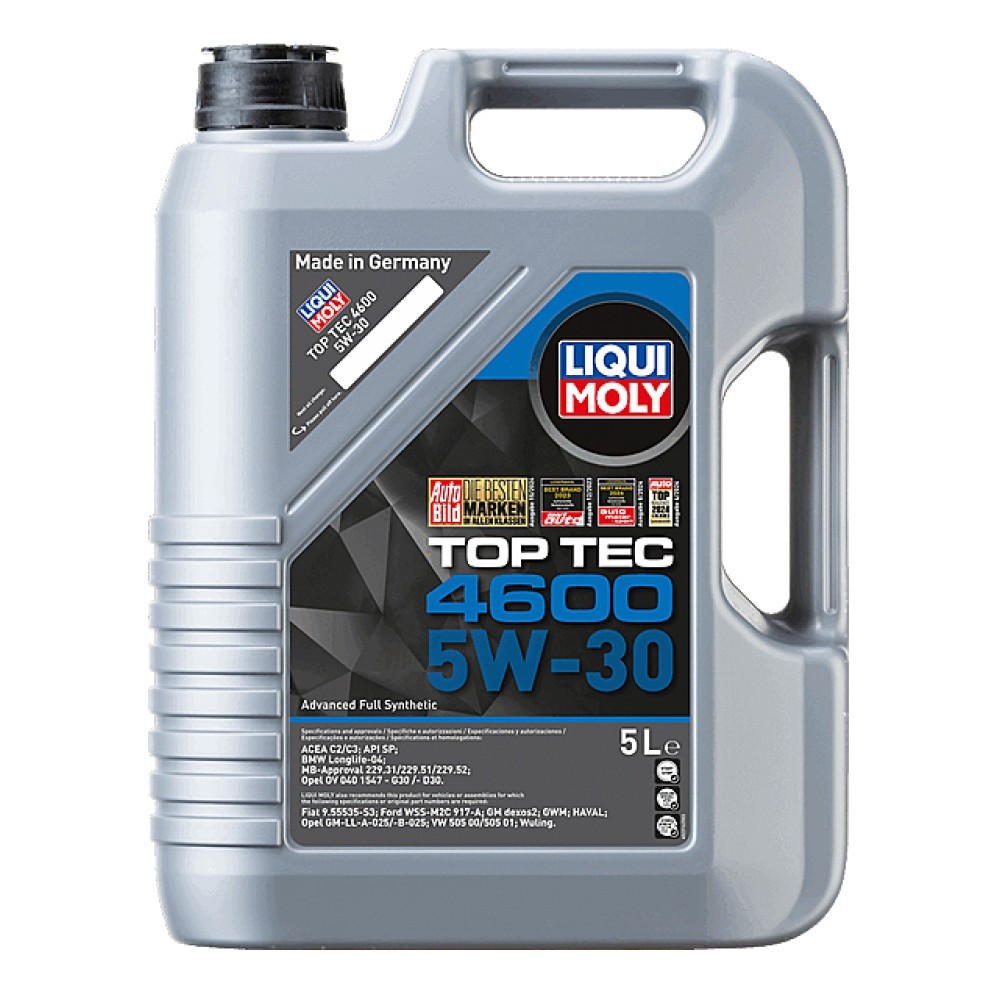 Moottoriöljy LIQUI MOLY TOP TEC 4600 5W30 5L