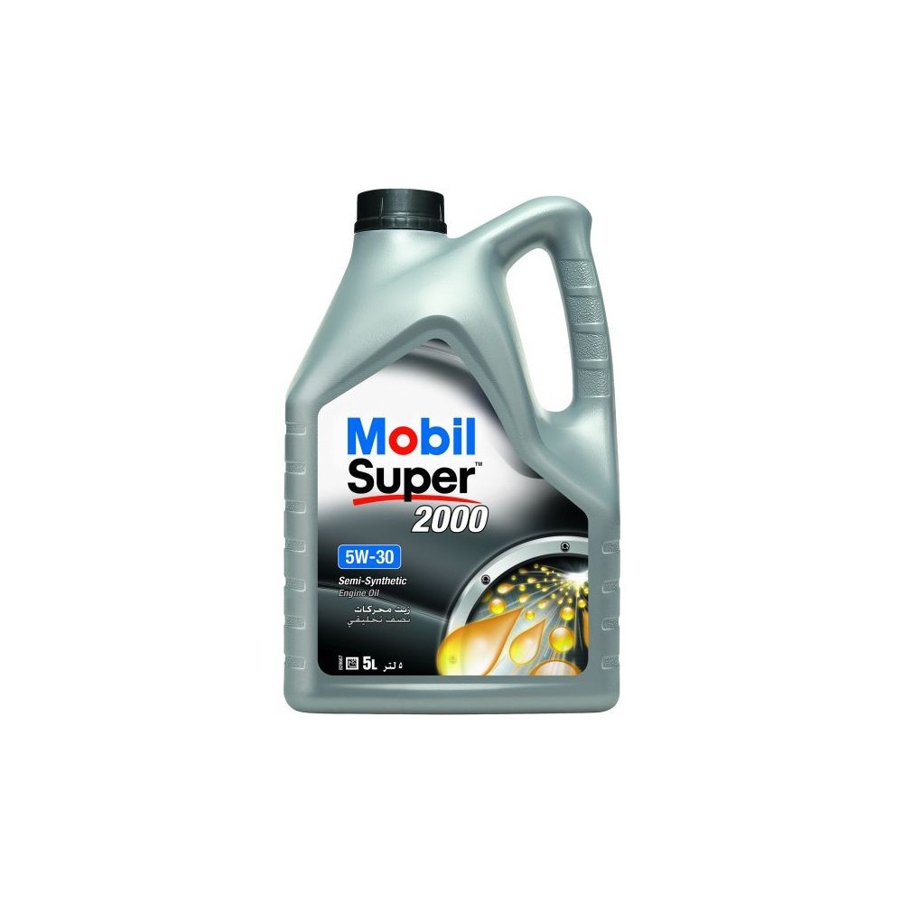 Moottoriöljy MOBIL 5W30 SUPER 2000 X1 5L - 2