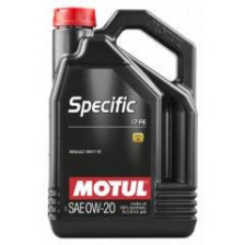 Moottoriöljy MOTUL SPECIFIC 17 FE 0W20 5L
