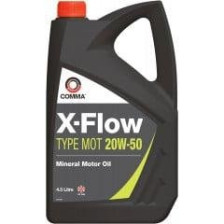 Moottoriöljy COMMA X-FLOW TYPE-MOT 20W50 4,5L