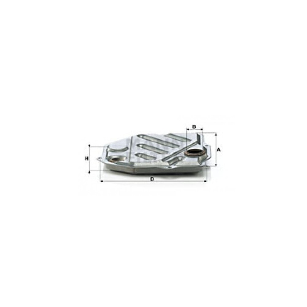 Hydraulisuodatin, automaattivaihteisto MANN-FILTER H 2014 n KIT