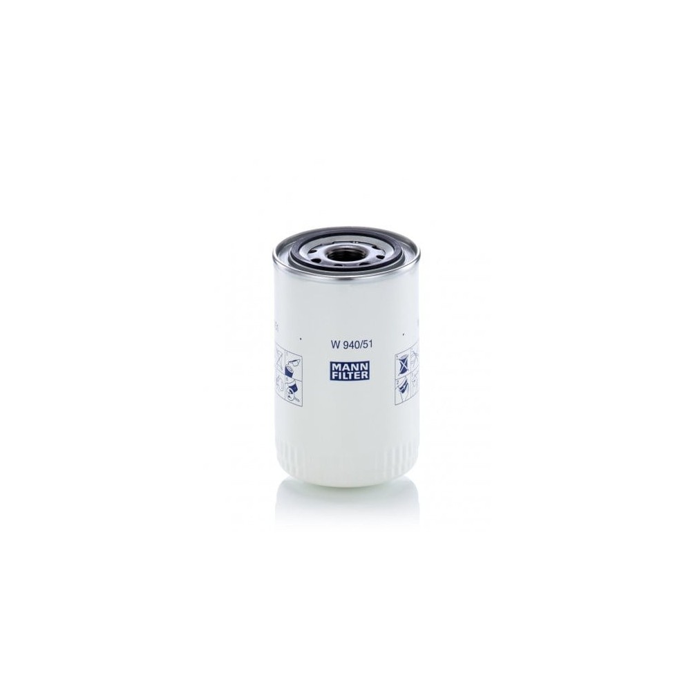 Suodatin, hydraulinen nostojärjestelmä MANN-FILTER W 940/51
