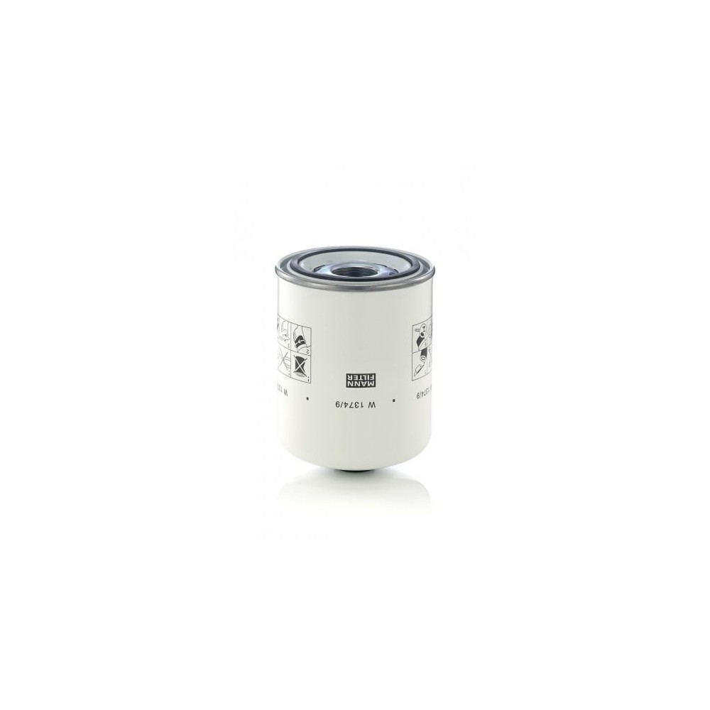 Suodatin, hydraulinen nostojärjestelmä MANN-FILTER W 1374/9