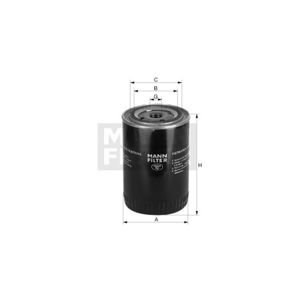 Jäähdytysnestesuodatin MANN-FILTER WA 940/18