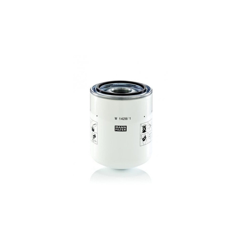 Suodatin, hydraulinen nostojärjestelmä MANN-FILTER W 1428/1