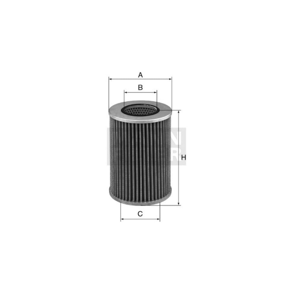 Suodatin, hydraulinen nostojärjestelmä MANN-FILTER HD 1258/2