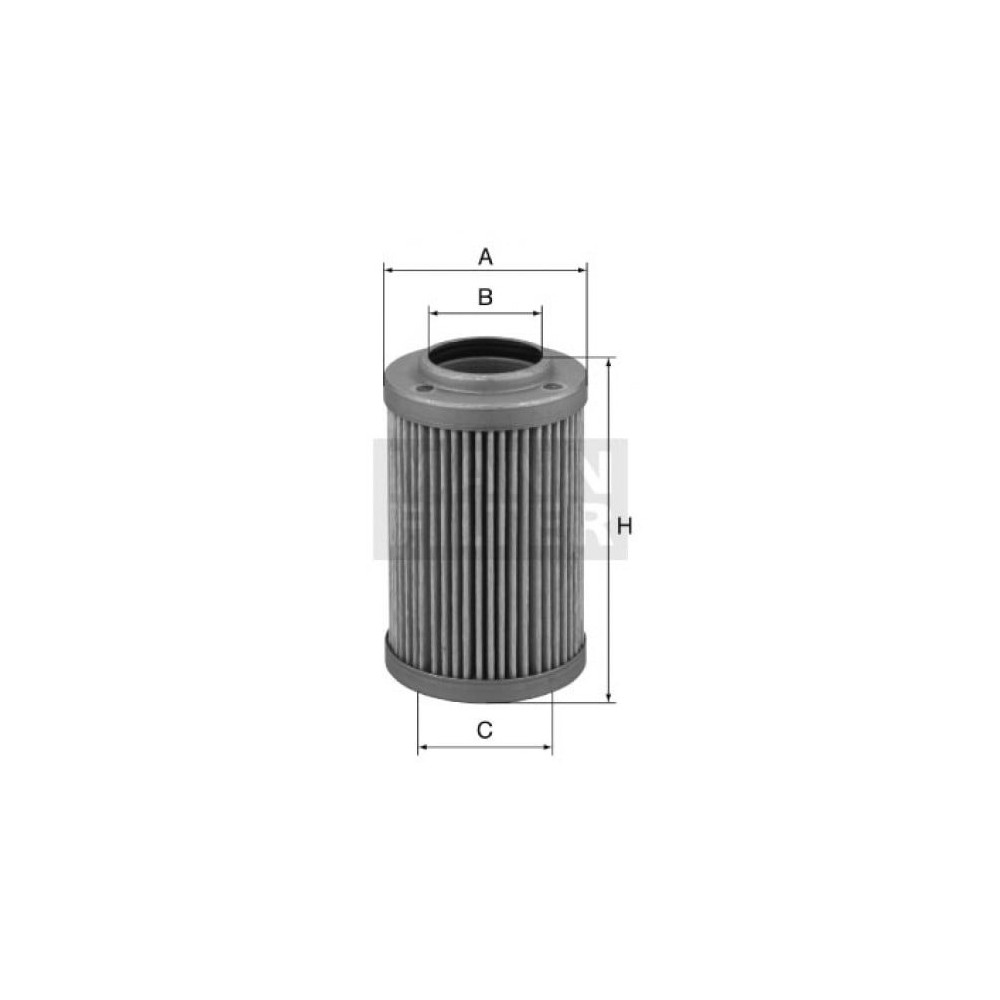 Suodatin, hydraulinen nostojärjestelmä MANN-FILTER HD 825/4