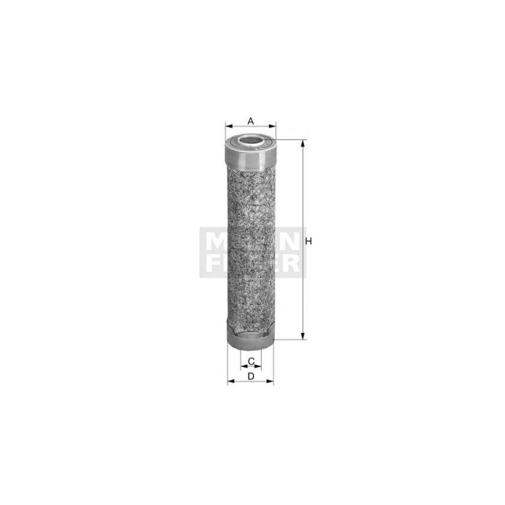 Toissijainen ilmansuodatin MANN-FILTER CF 16 001