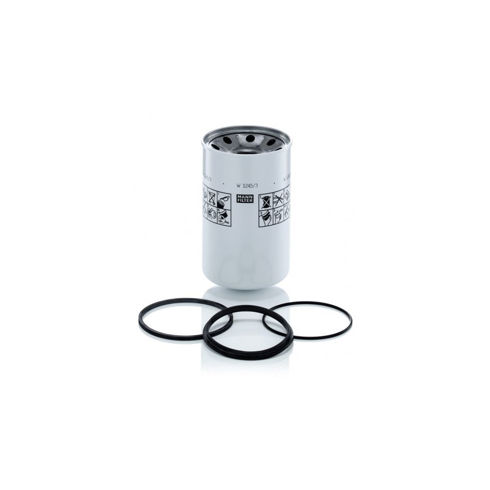 Suodatin, hydraulinen nostojärjestelmä MANN-FILTER W 1245/3 x