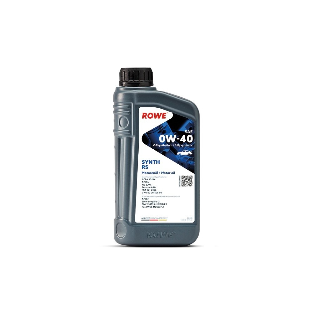 Engine oil ROWE 0W40 HIGHTEC SYNTH RS 1L