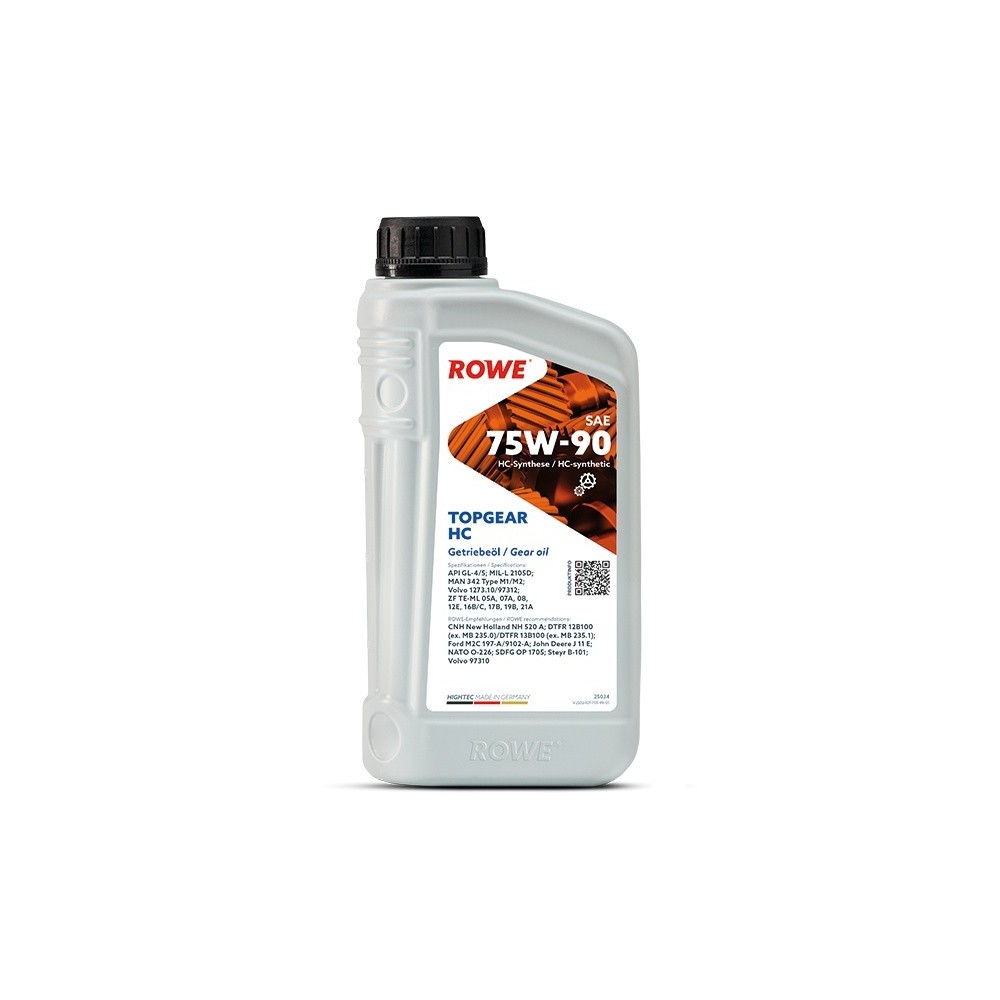 Gear oil ROWE 75W90 HIGHTEC TOPGEAR HC 1L