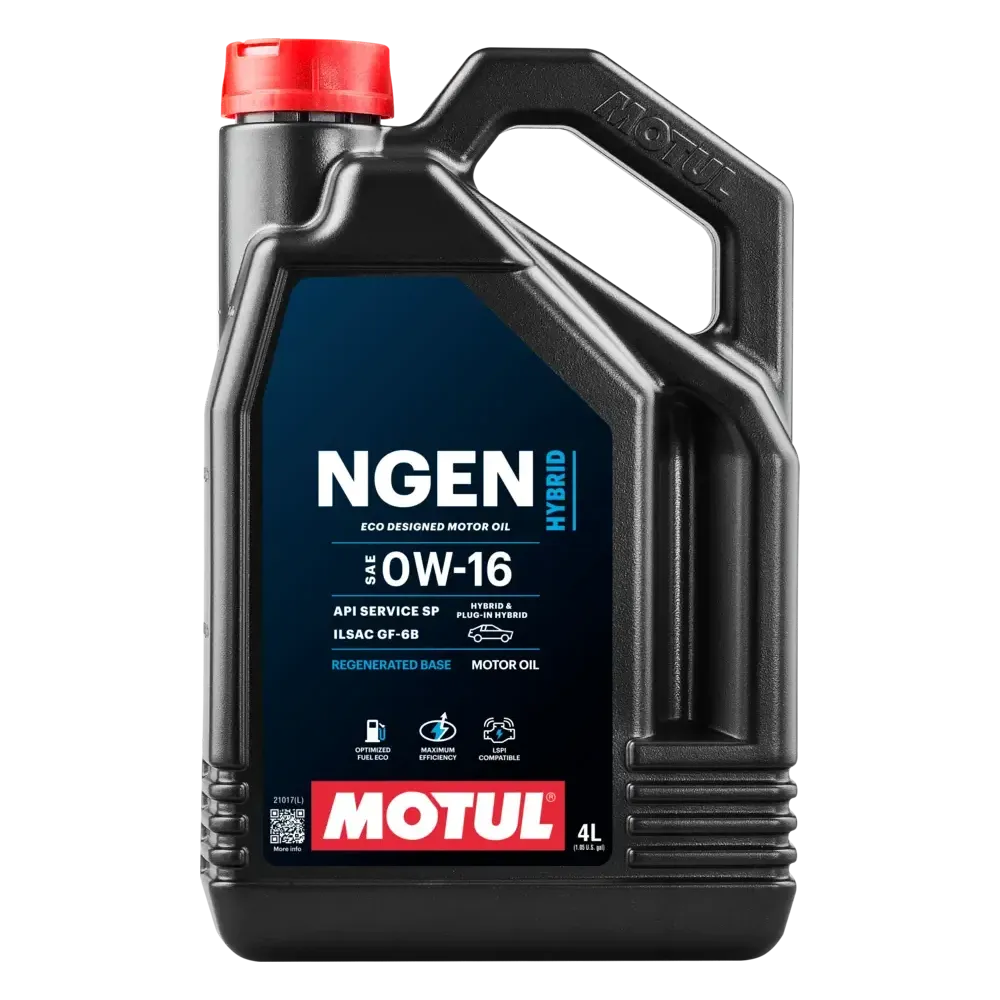 Moottoriöljy hibrīda dzinējiem MOTUL HYBRID 0W16 4L | OILER