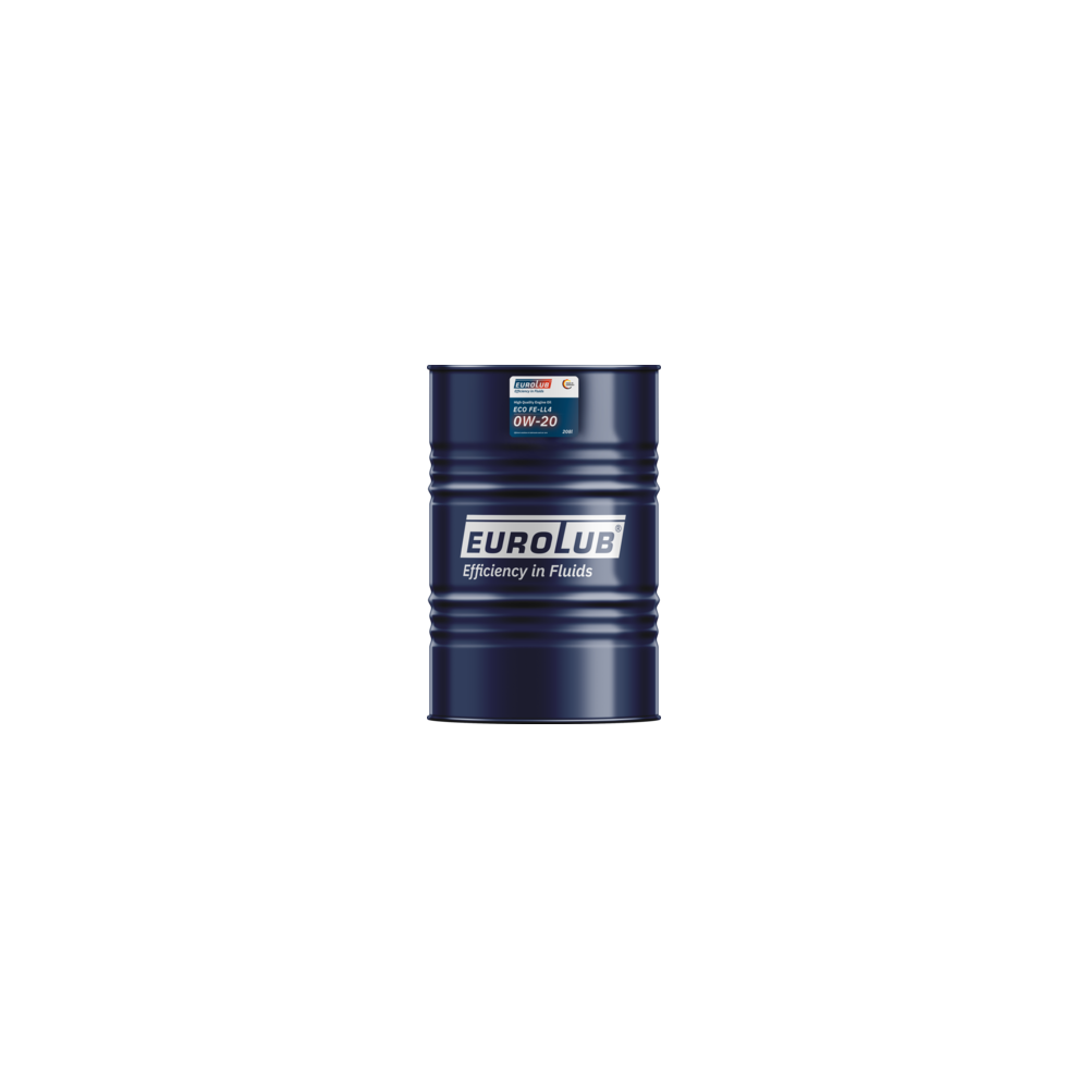 Moottoriöljy EUROLUB ECO FE LL4 0W-20 208 L