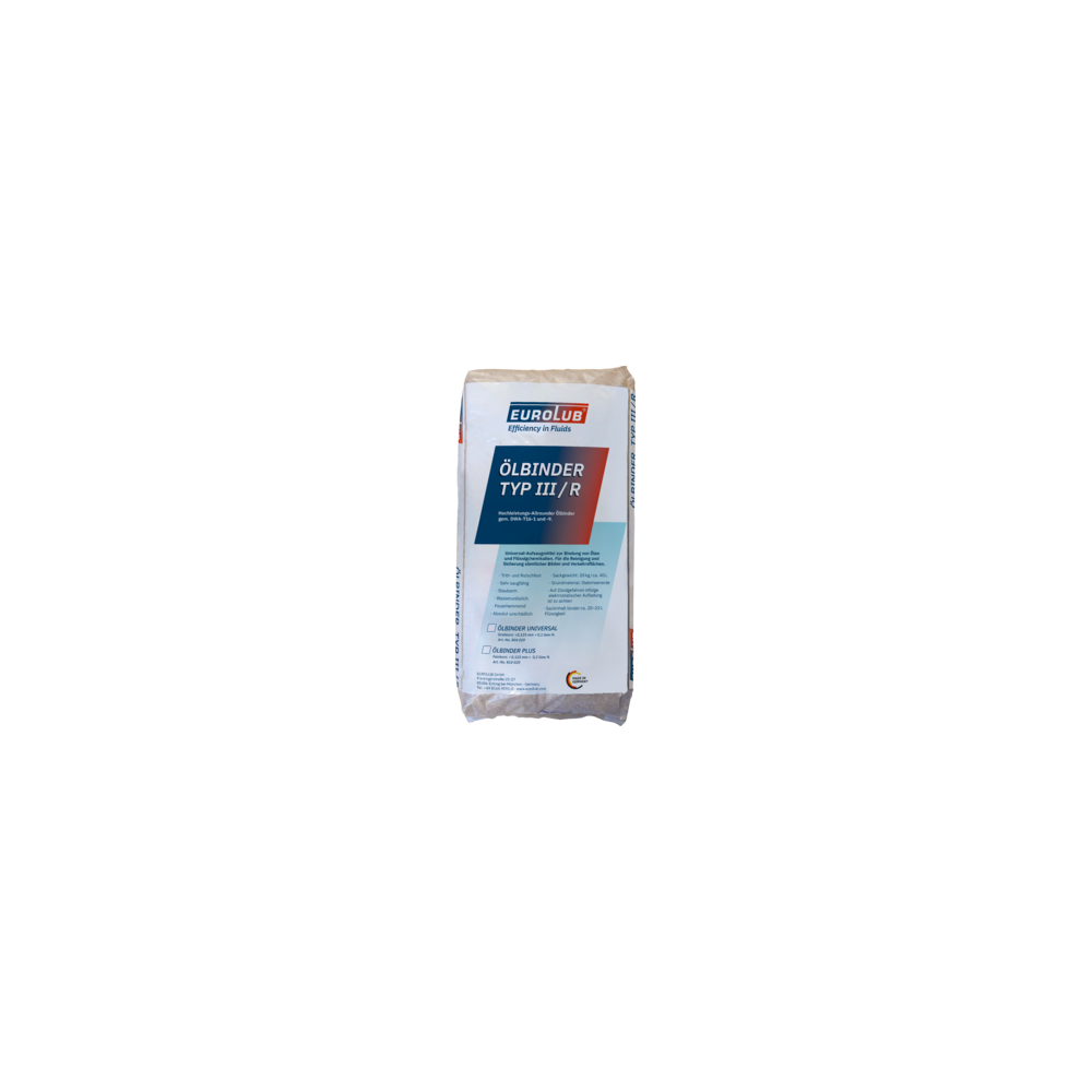 Apumateriaalit EUROLUB ÖLBINDER UNIVERSAL (Grobkorn) 20 KG